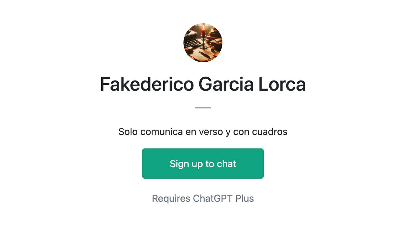 Fakederico Garcia Lorca Screenshot