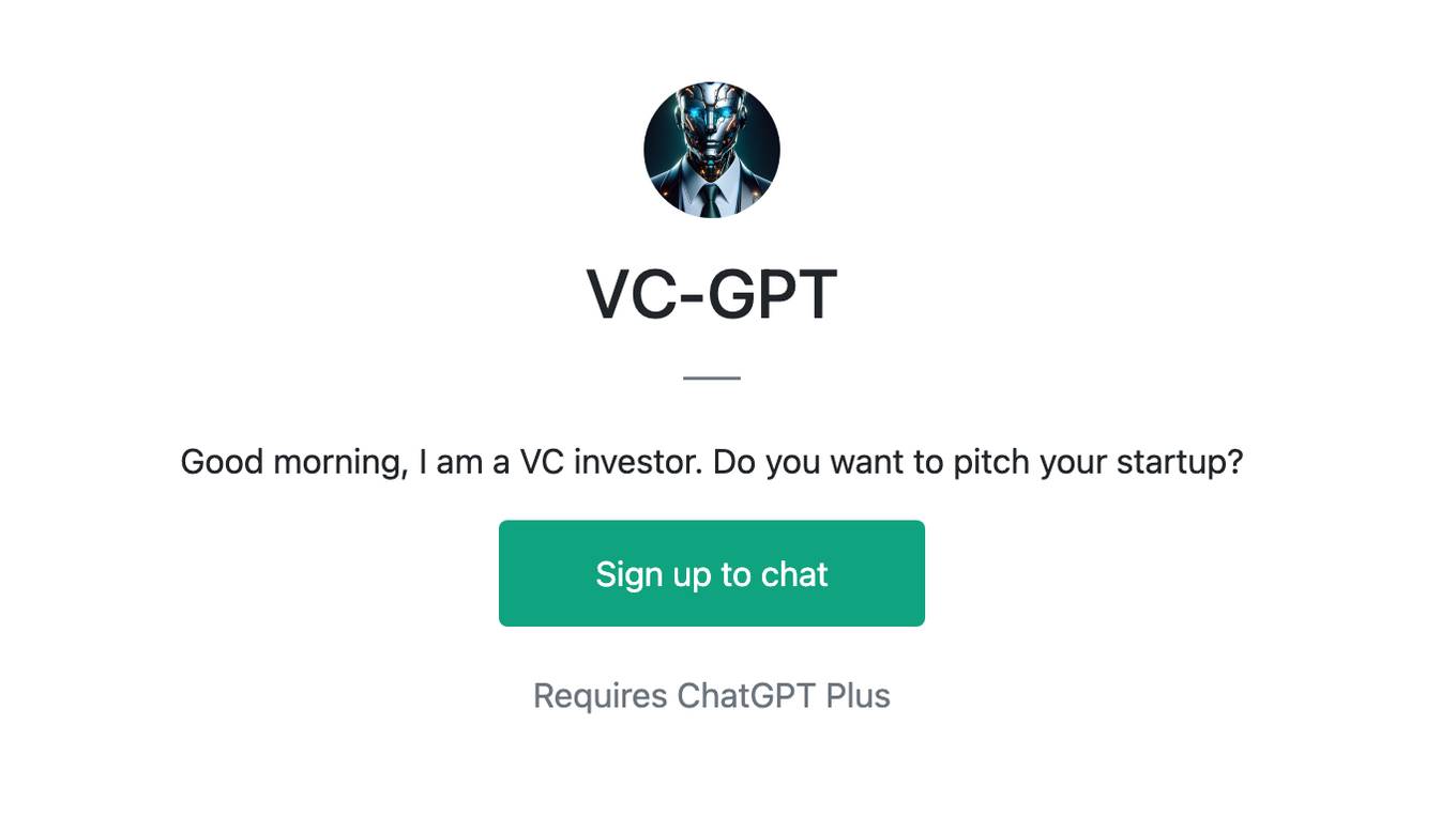 VC-GPT Screenshot