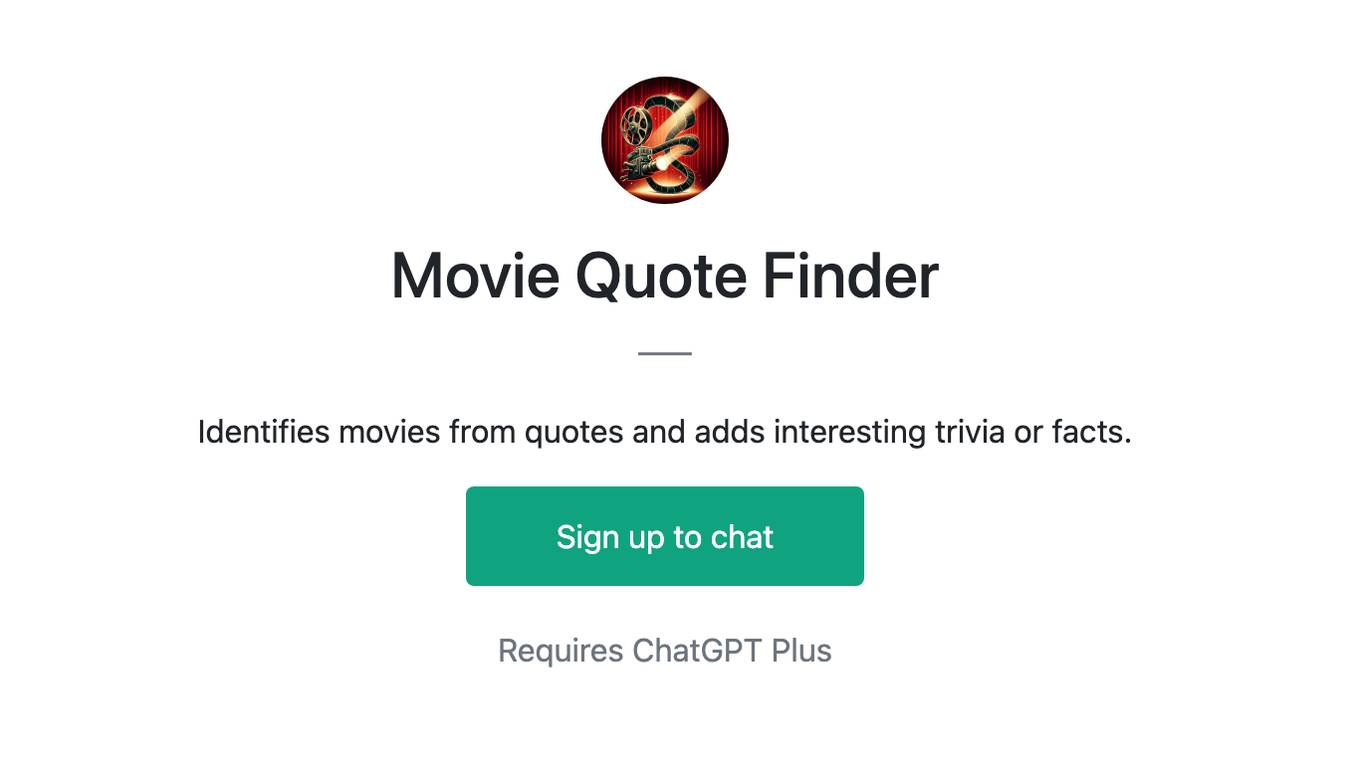 Movie Quote Finder Screenshot