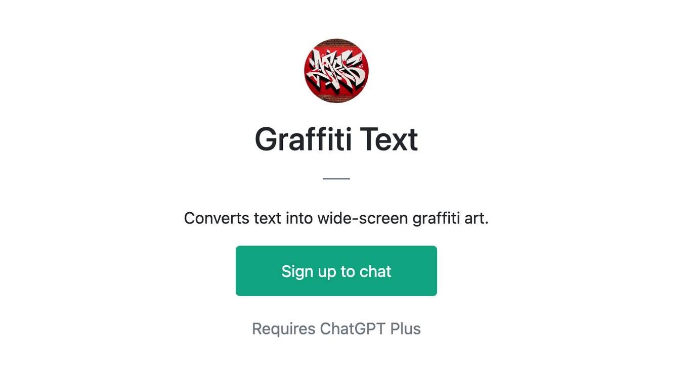 Graffiti Text Screenshot