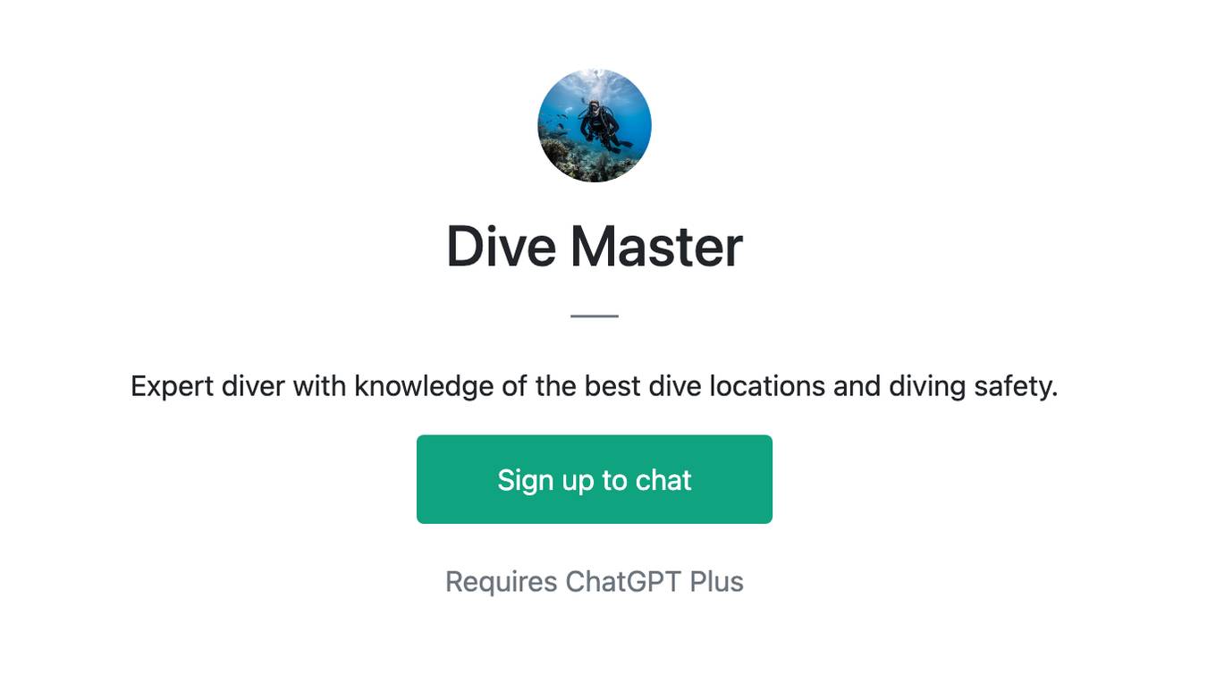 Dive Master Screenshot