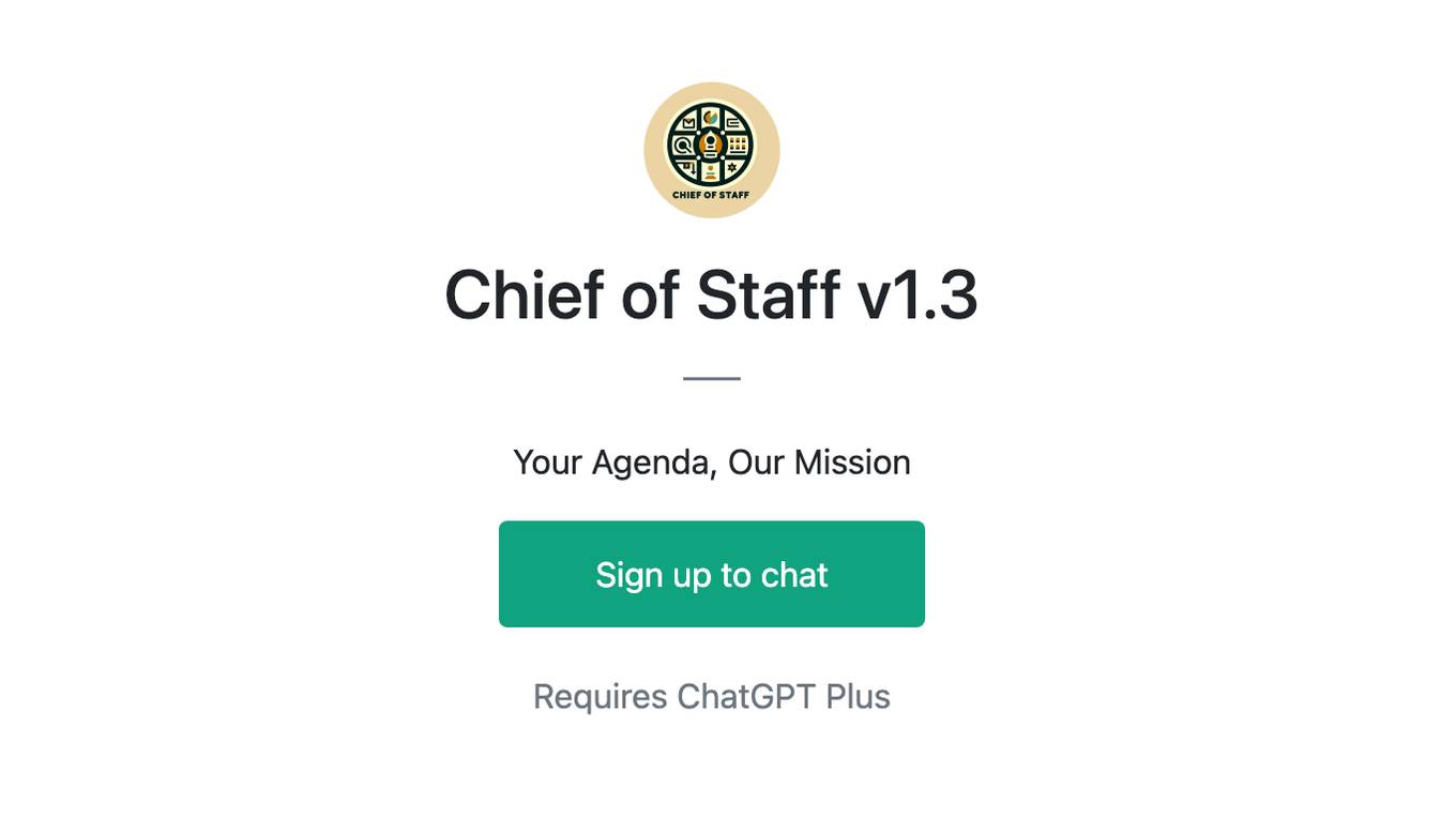 Chief of Staff v1.3 Screenshot