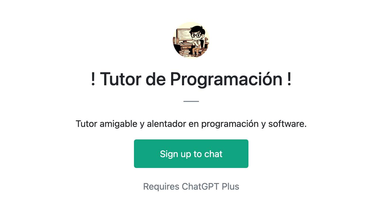 ! Tutor de Programación ! Screenshot