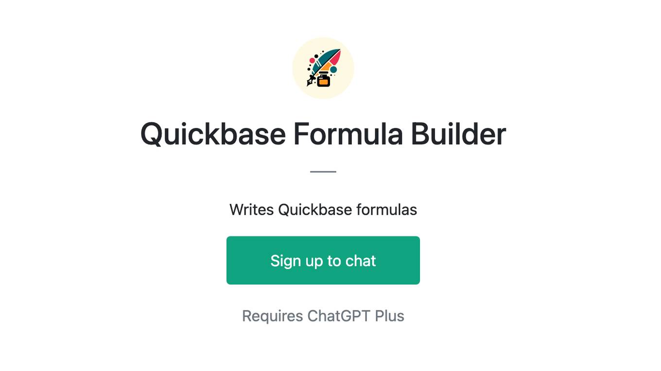 Quickbase Formula Builder Screenshot