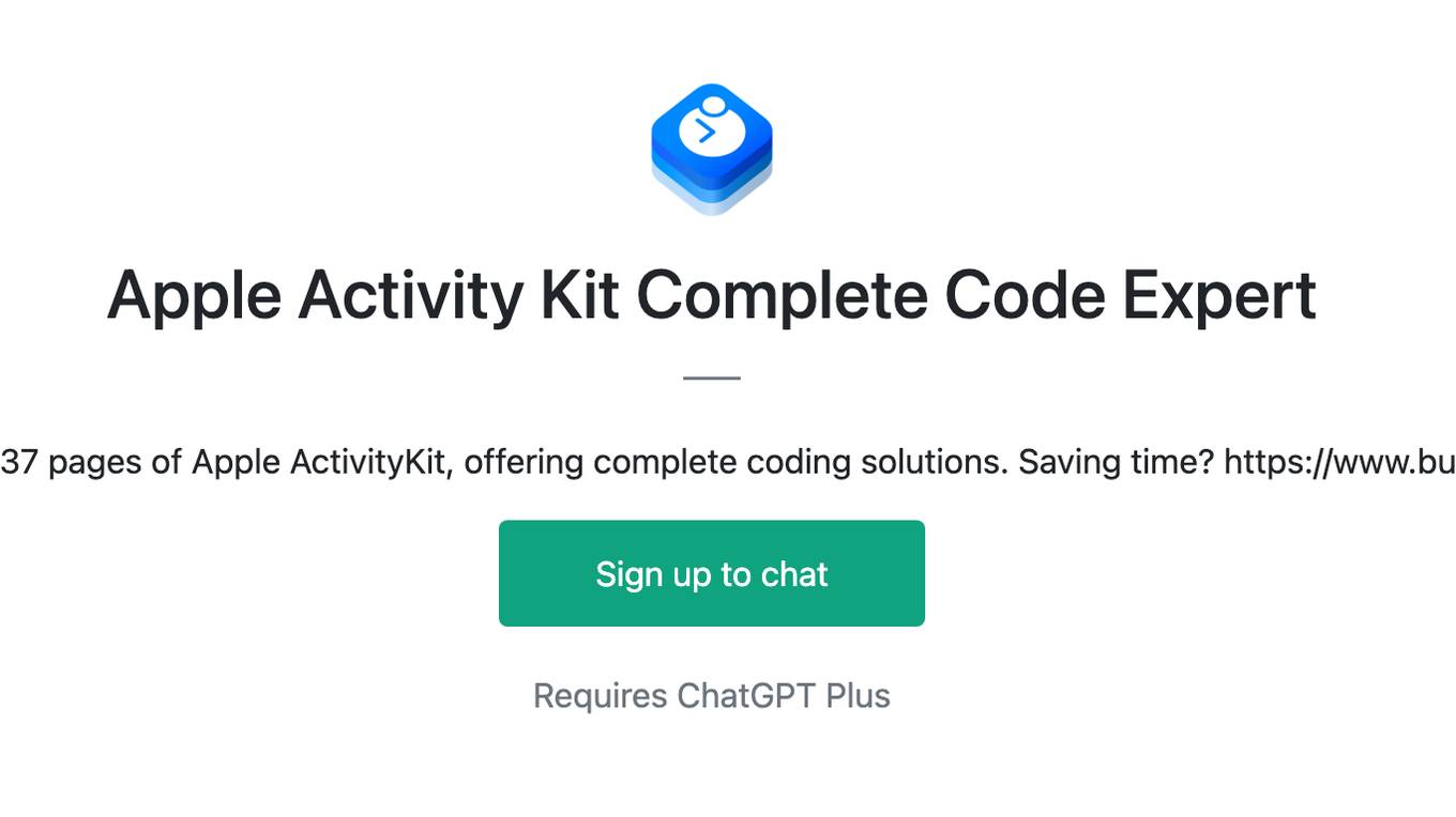 Apple Activity Kit Complete Code Expert Screenshot