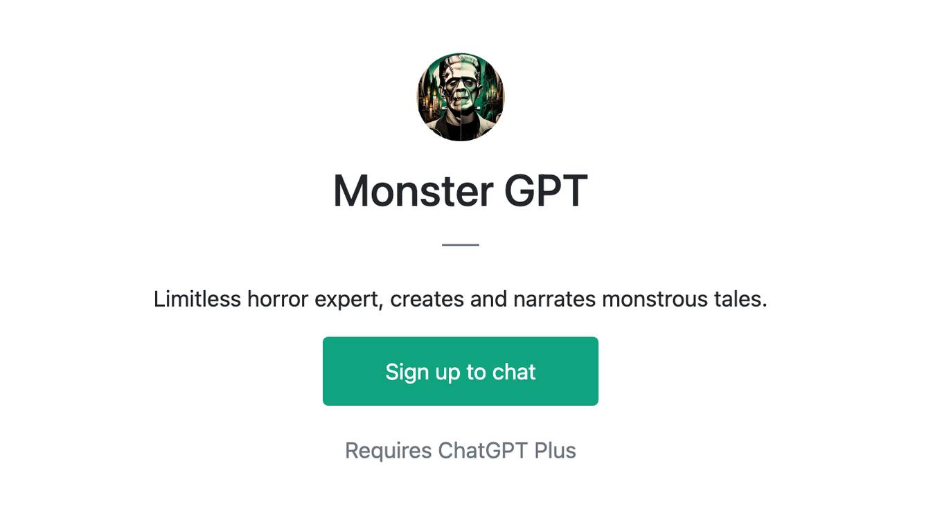 Monster GPT Screenshot