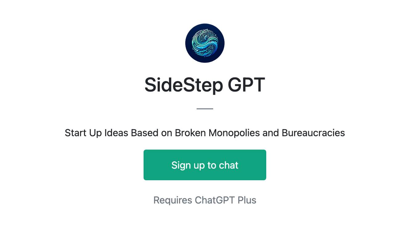 SideStep GPT Screenshot