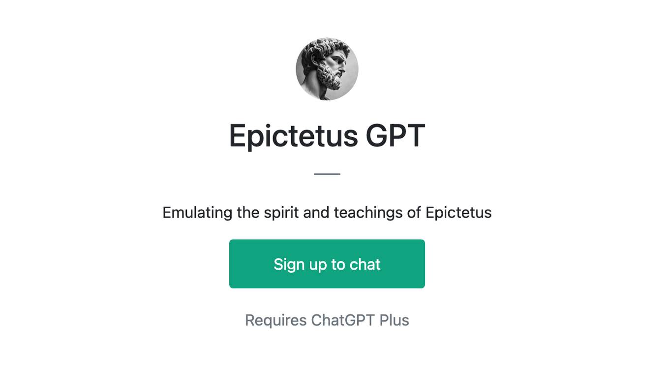 Epictetus GPT Screenshot