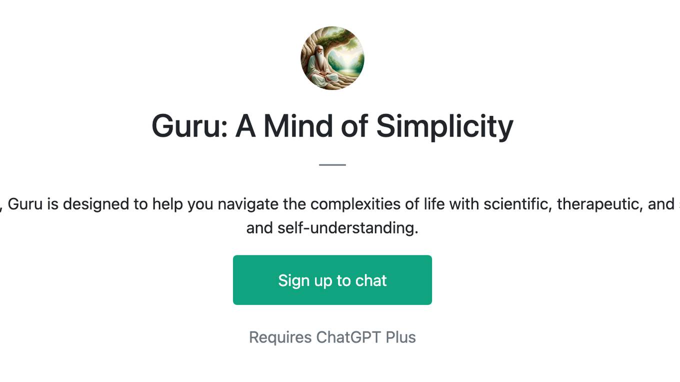 Guru: A Mind of Simplicity Screenshot