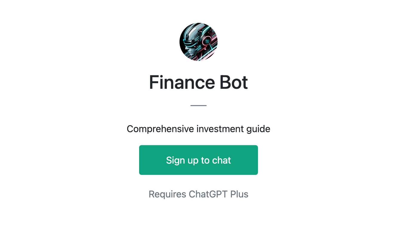 Finance Bot Screenshot