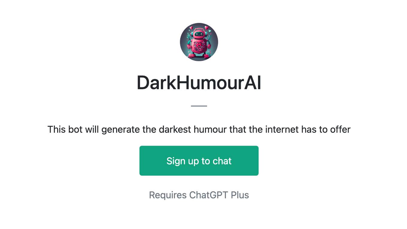 DarkHumourAI Screenshot