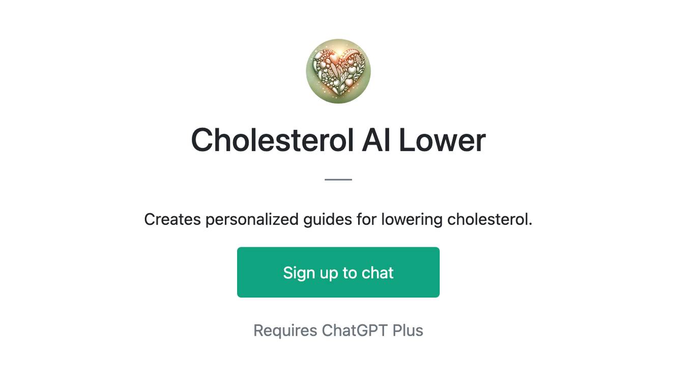 Cholesterol AI Lower Screenshot