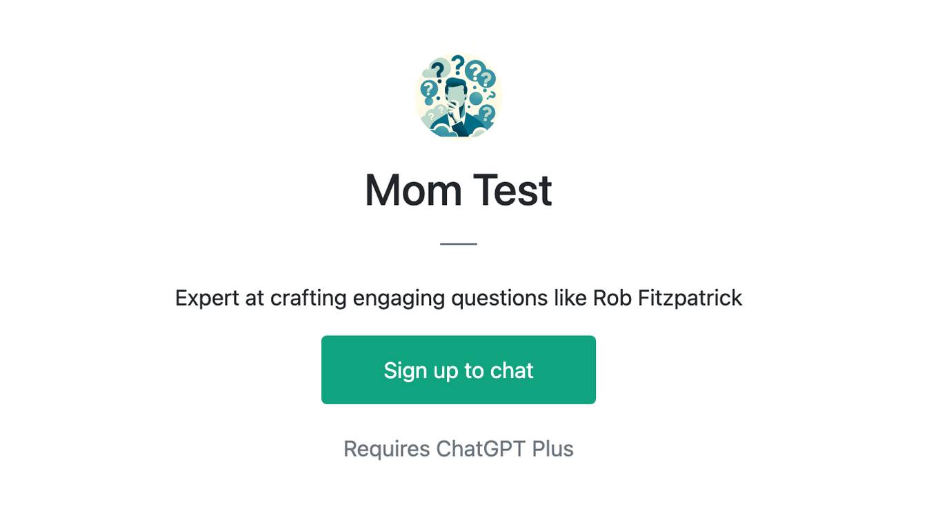 Mom Test Screenshot