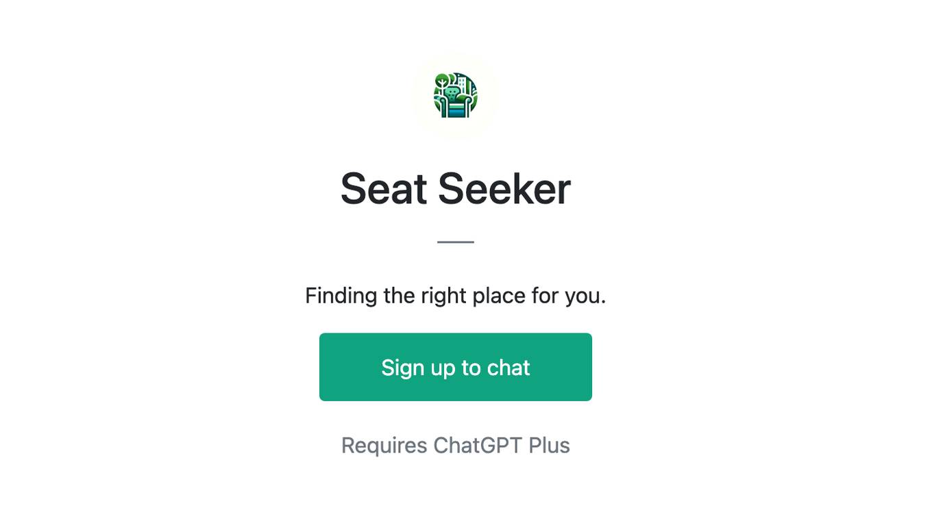 Seat Seeker Screenshot