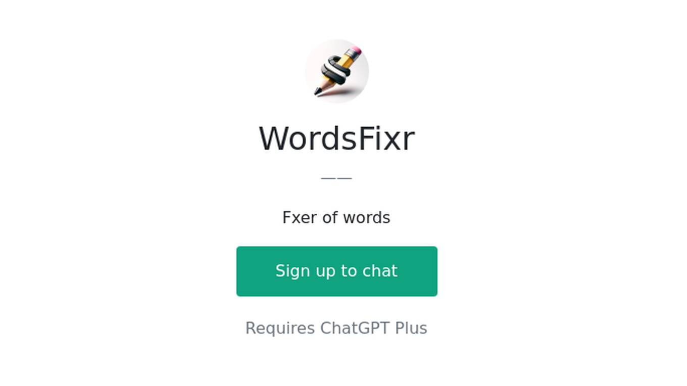 WordsFixr Screenshot