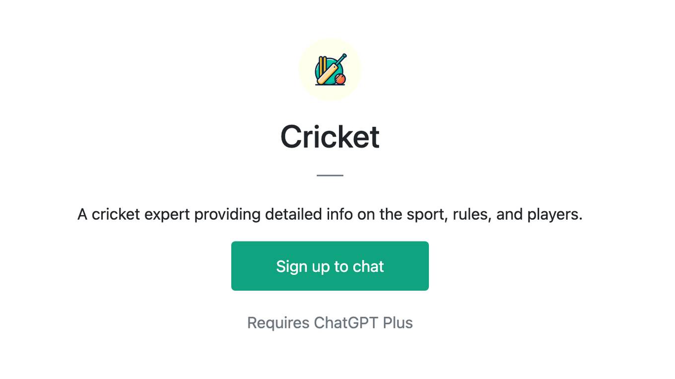 Cricket Screenshot