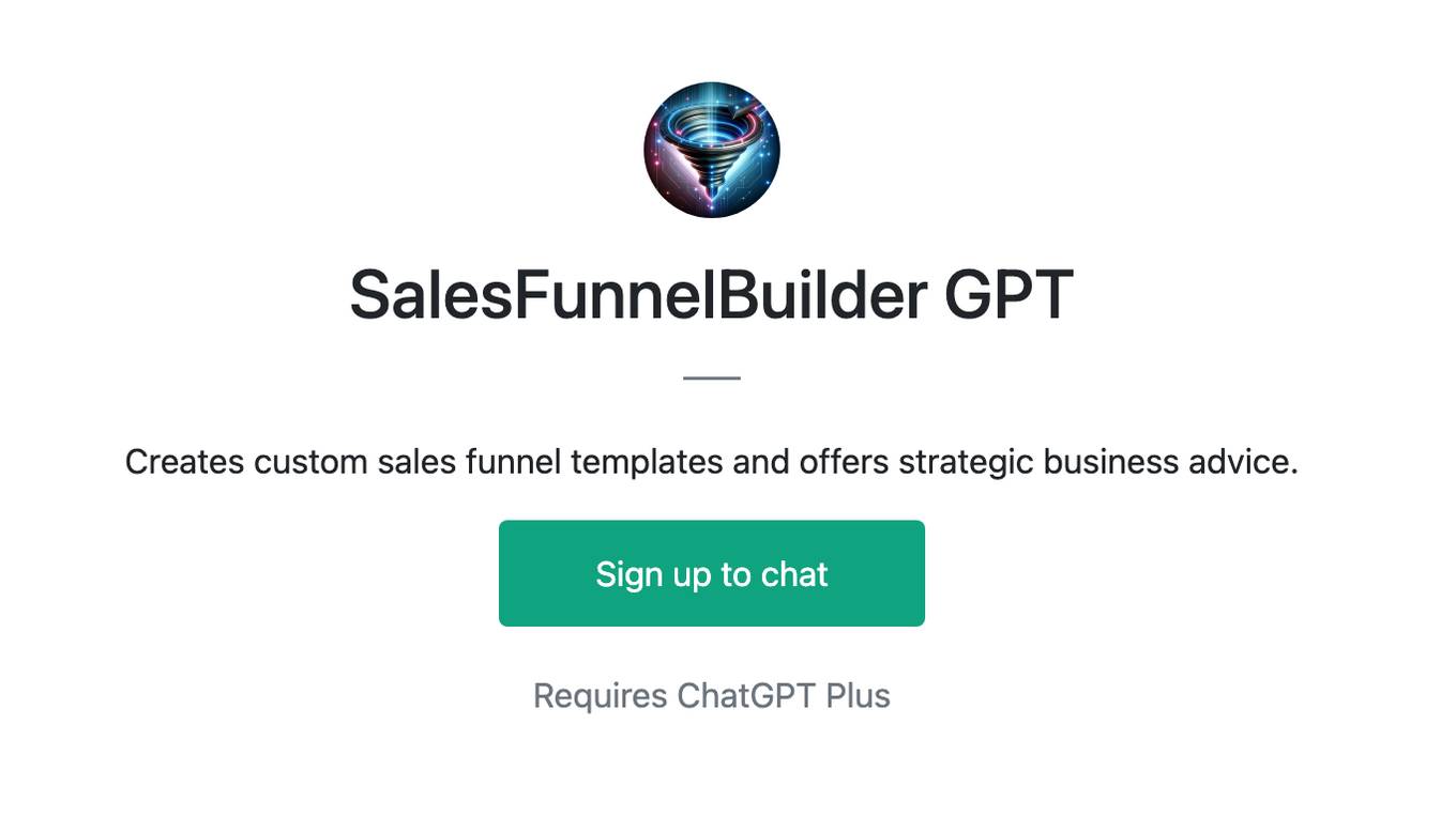 SalesFunnelBuilder GPT Screenshot