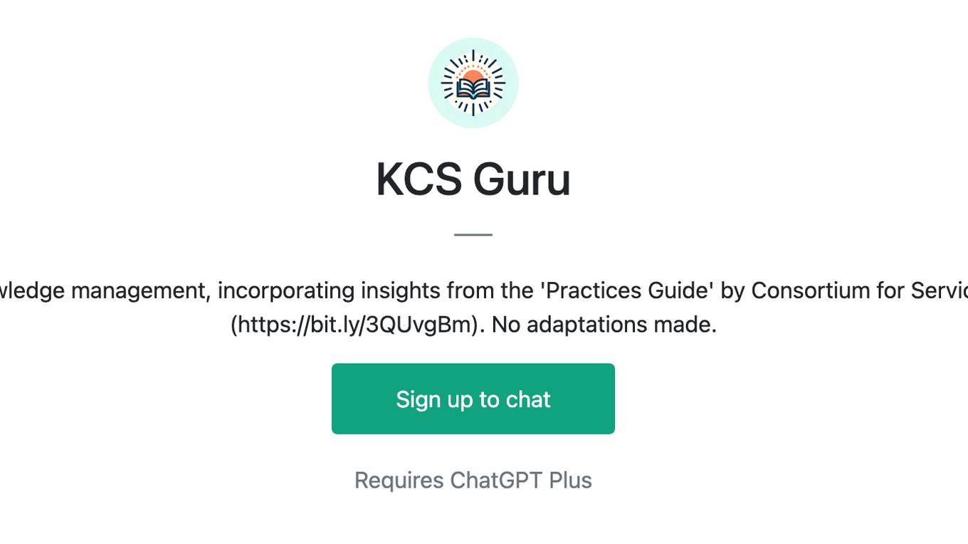 KCS Guru Screenshot