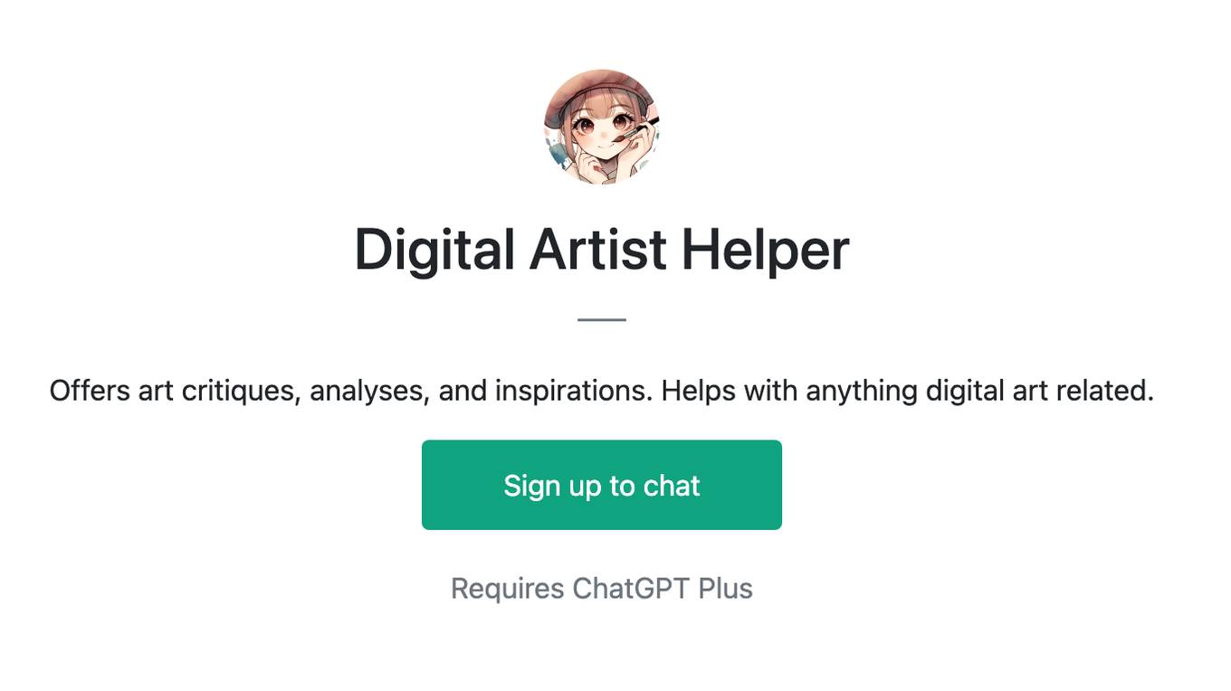 Digital Artist Helper Screenshot