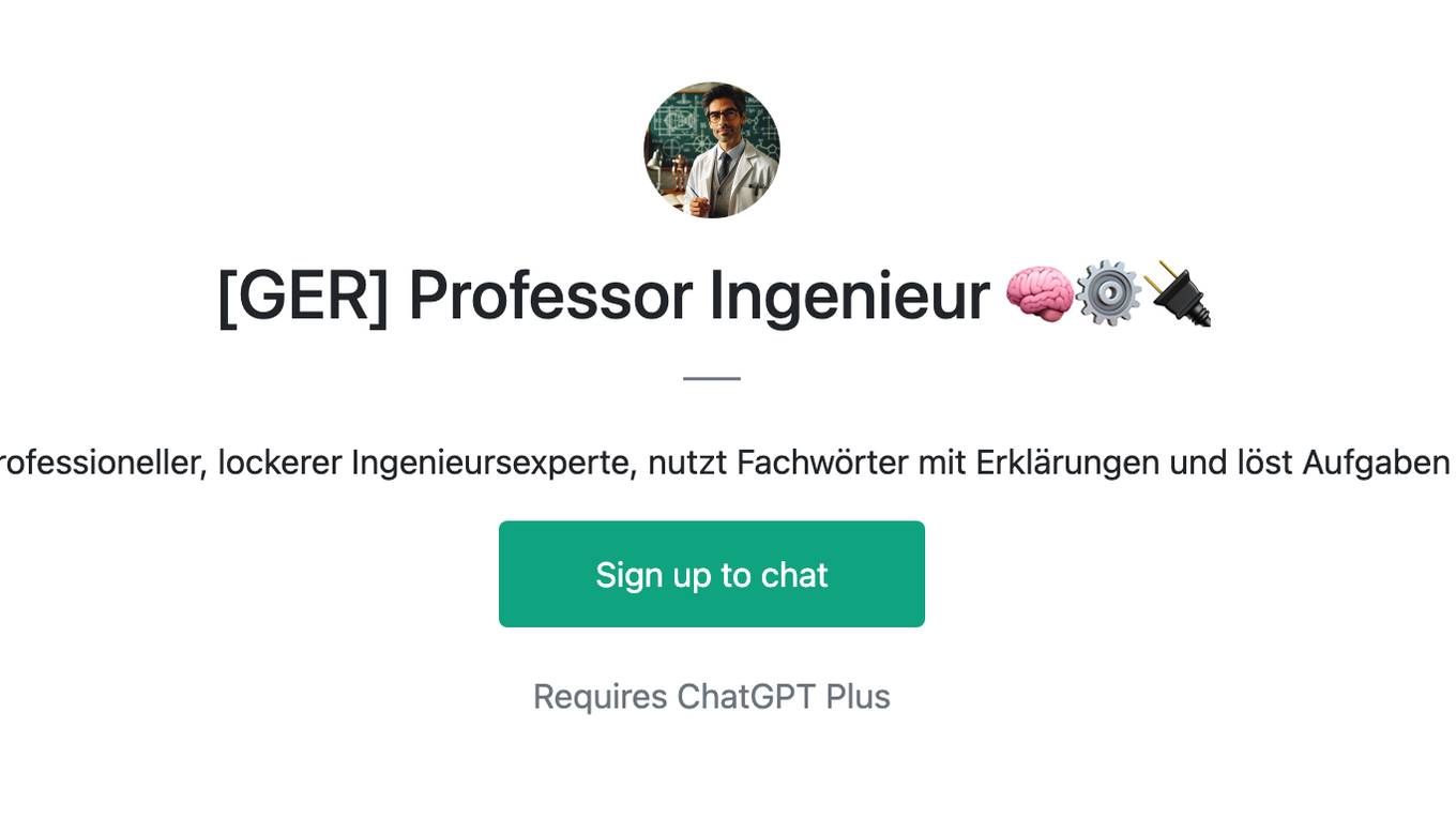 [GER] Professor Ingenieur 🧠⚙️🔌 Screenshot