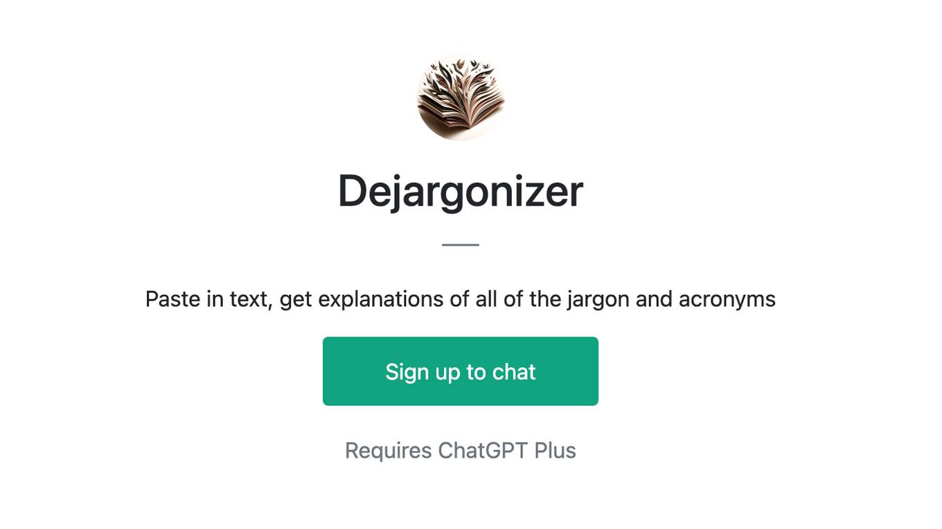 Dejargonizer Screenshot