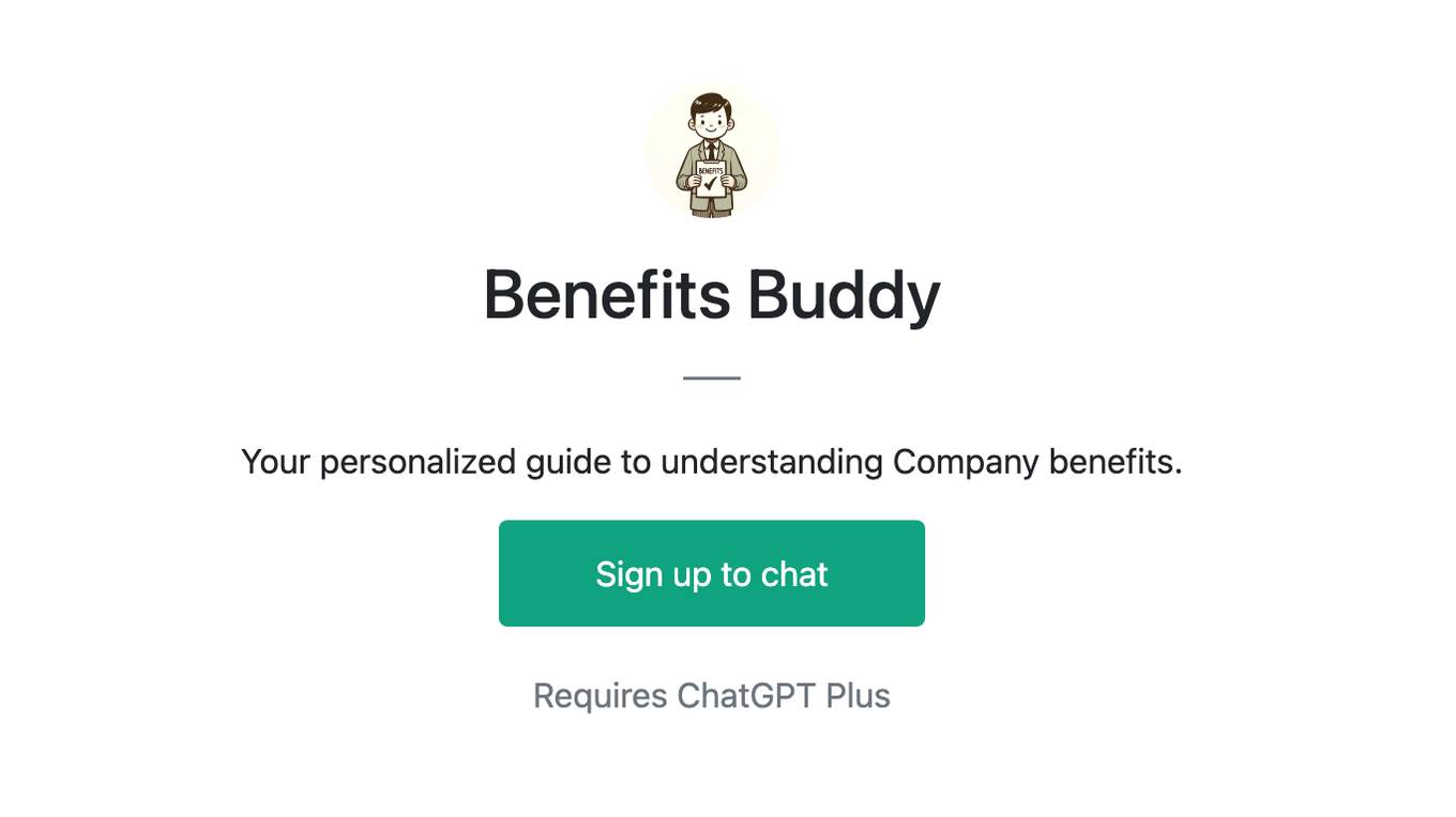 Benefits Buddy Screenshot