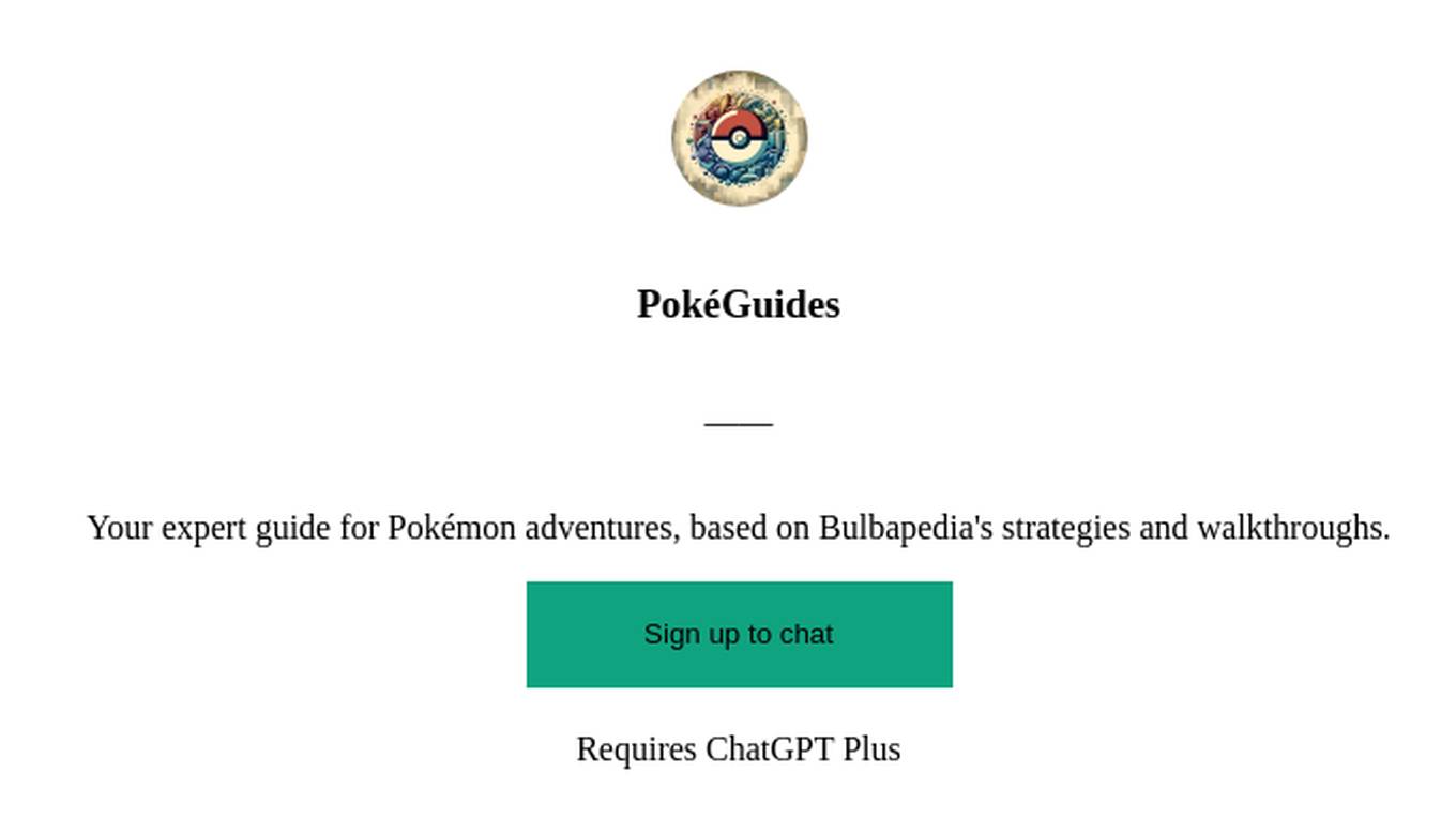 PokéGuides Screenshot