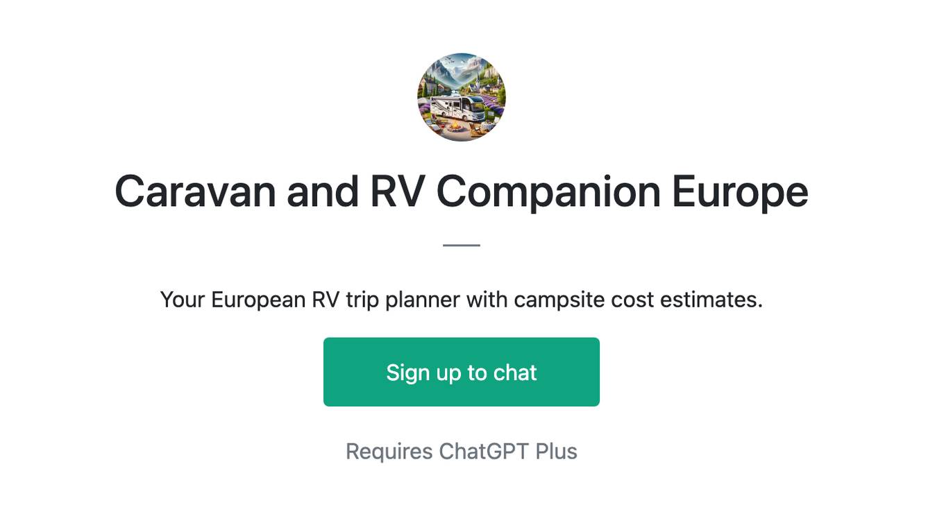 Caravan and RV Companion Europe Screenshot