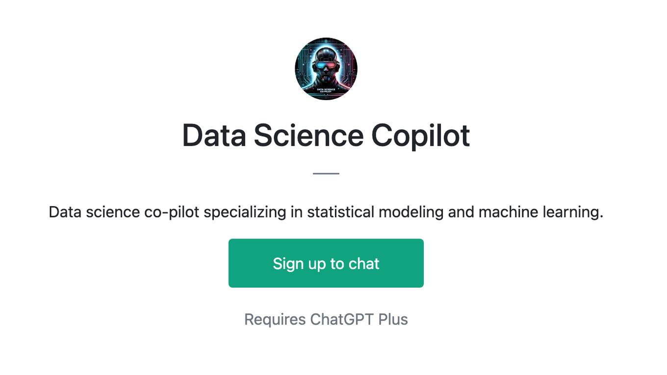 Data Science Copilot Screenshot