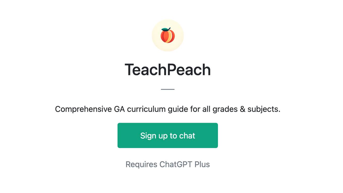 TeachPeach Screenshot