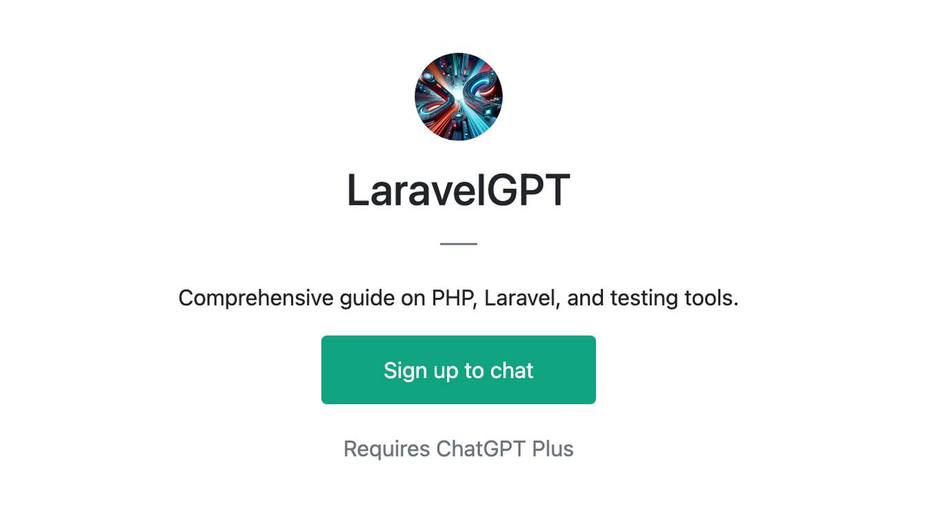 LaravelGPT Screenshot