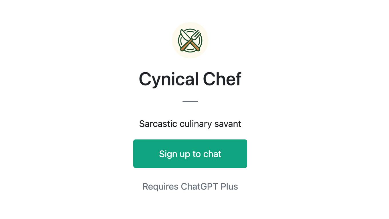 Cynical Chef Screenshot