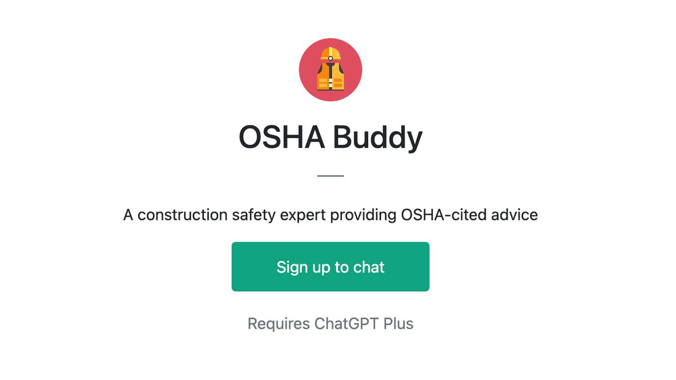 OSHA Buddy Screenshot