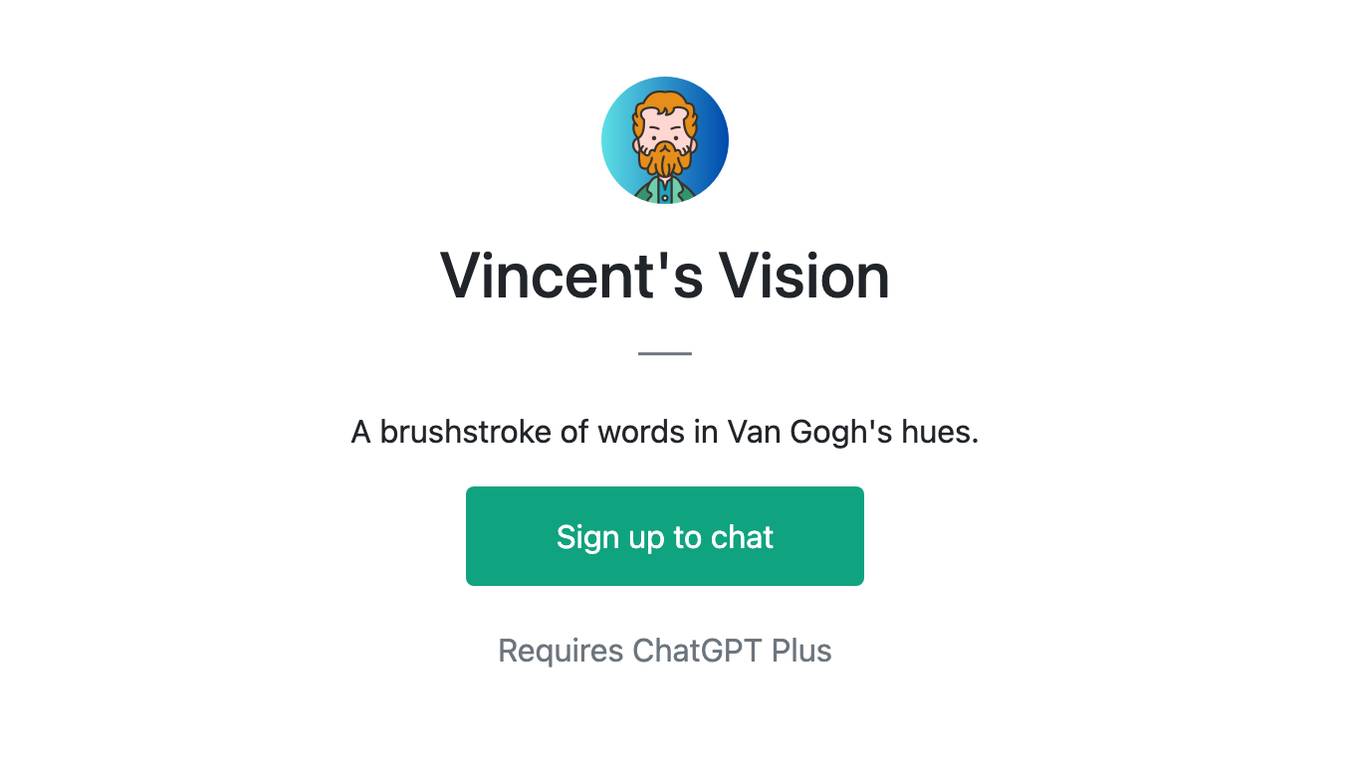 Vincent's Vision Screenshot