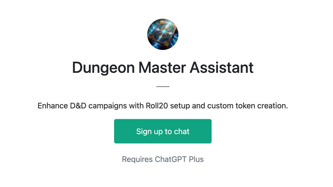 Dungeon Master Assistant Screenshot