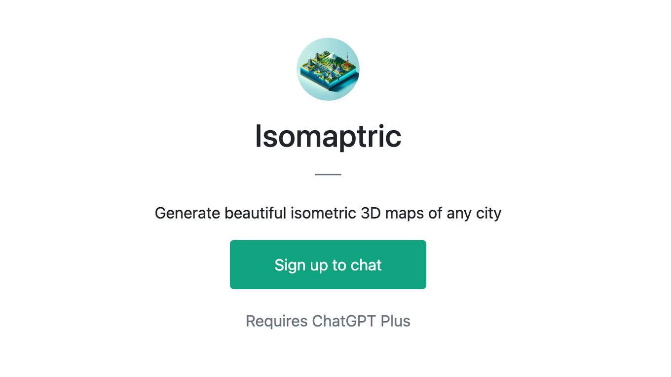 Isomaptric Screenshot