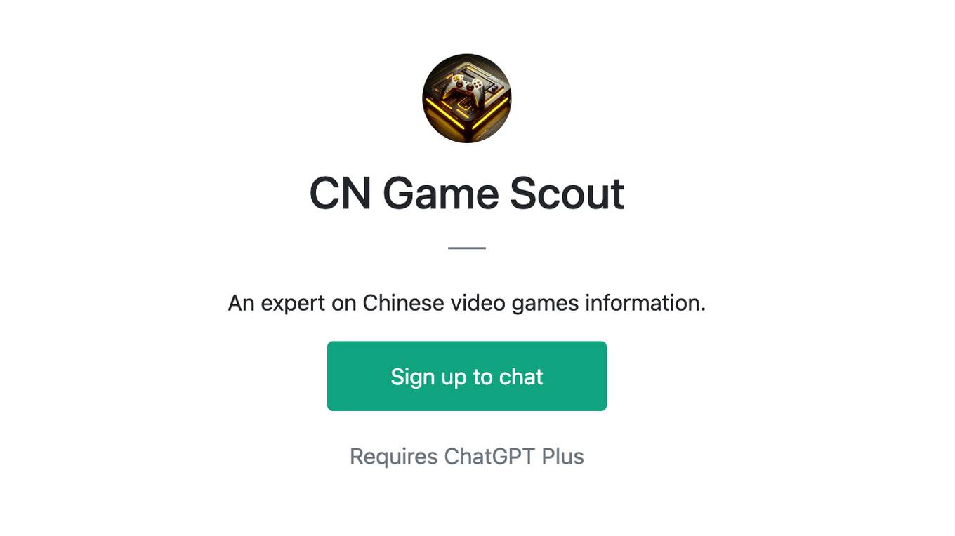 CN Game Scout Screenshot