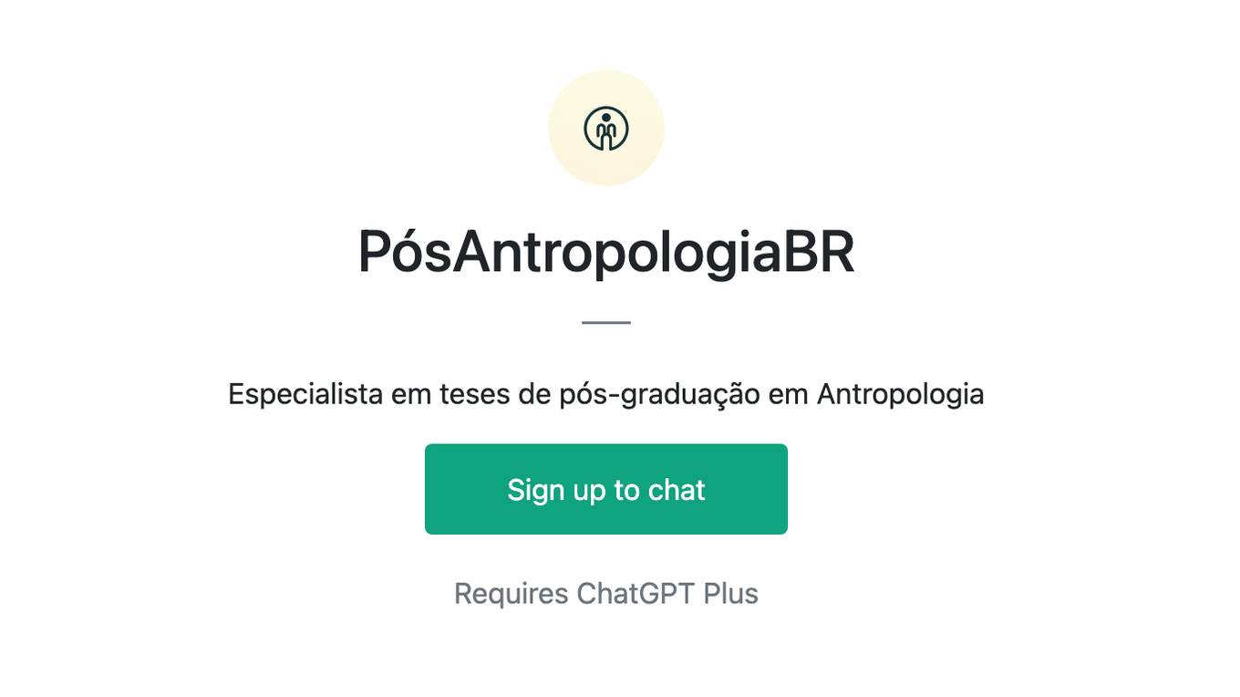 PósAntropologiaBR Screenshot