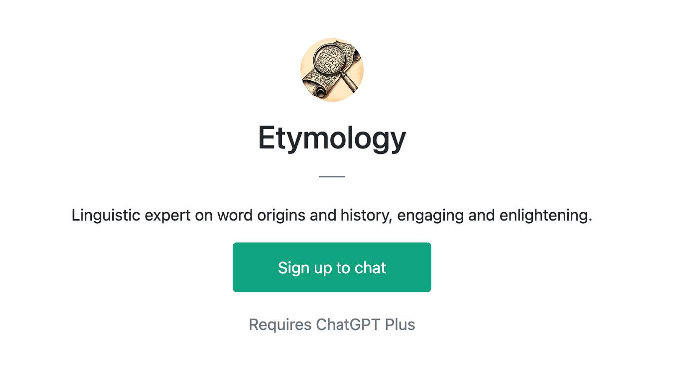 Etymology Screenshot