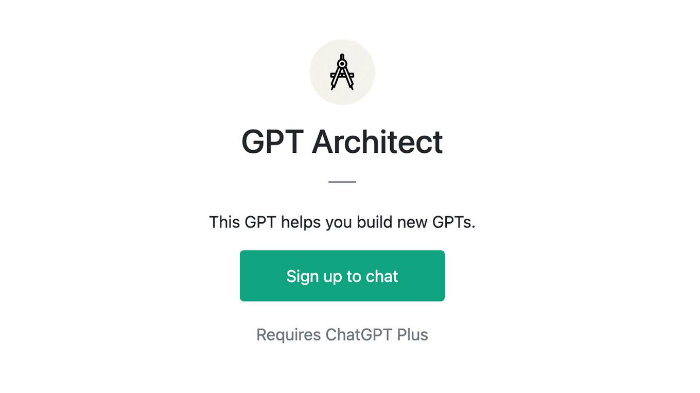 GPT Architect Screenshot