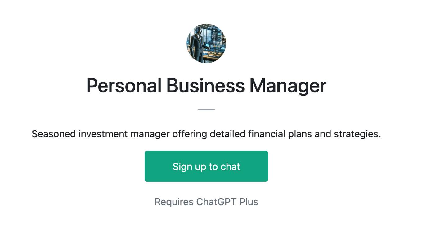 Personal Business Manager Screenshot