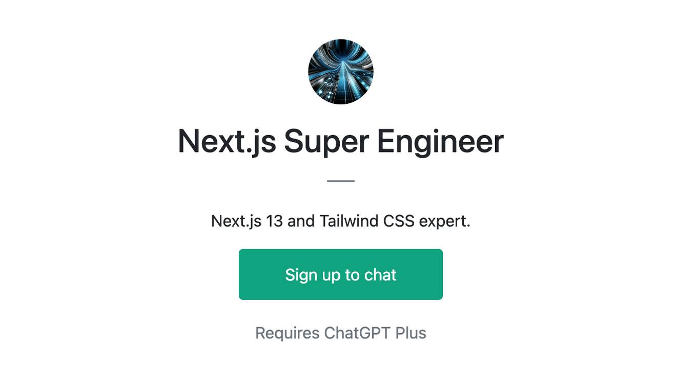 Next.js Super Engineer Screenshot