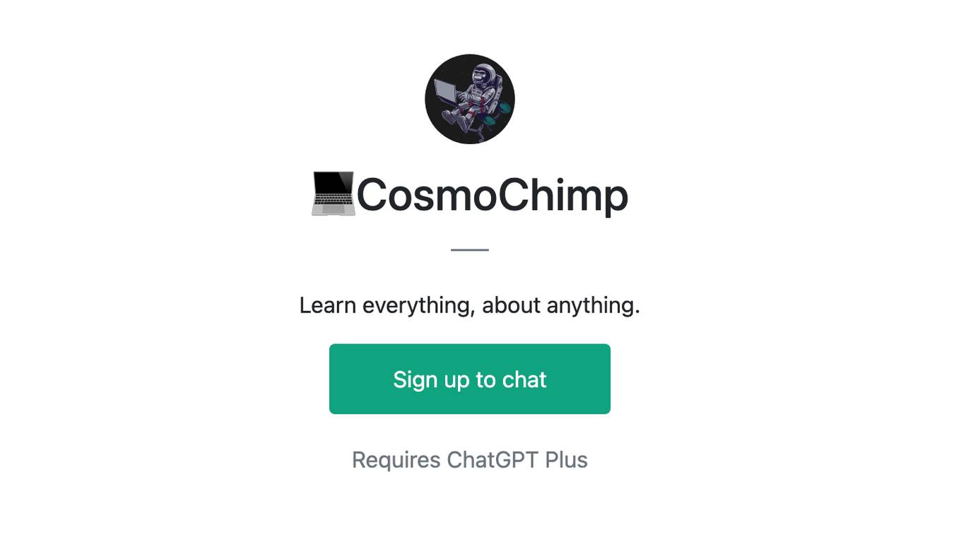 💻CosmoChimp Screenshot