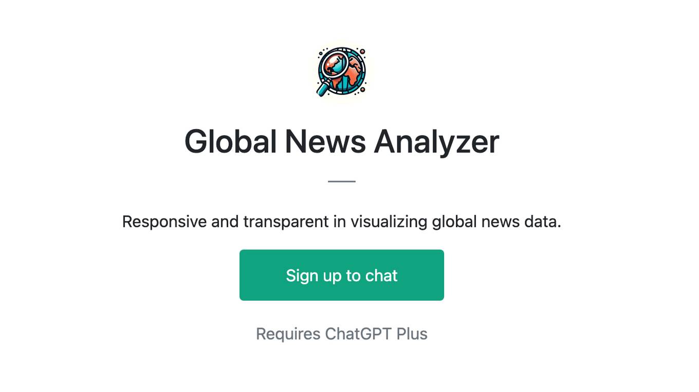 Global News Analyzer Screenshot