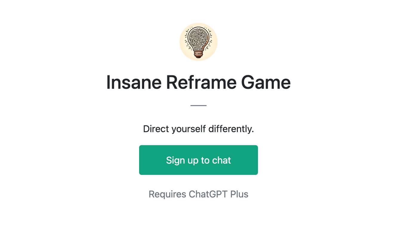 Insane Reframe Game Screenshot