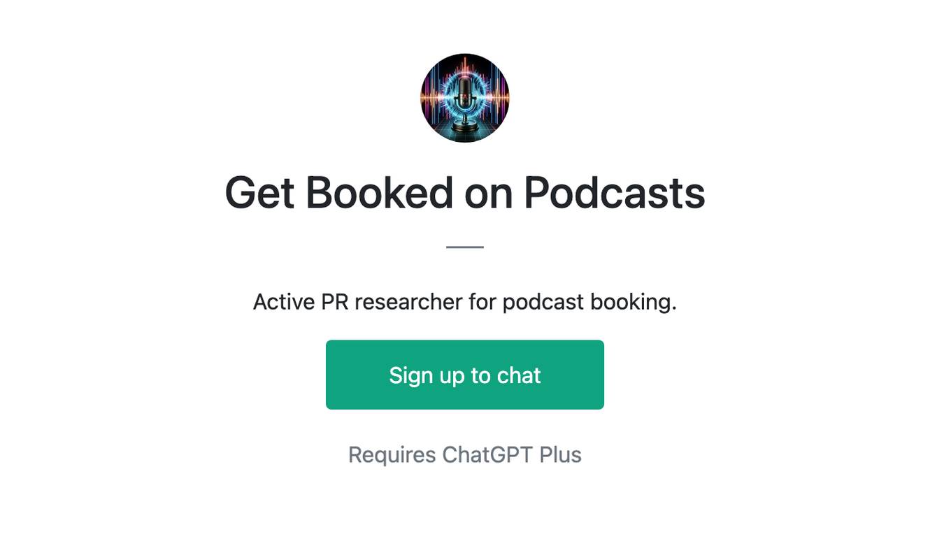 Get Booked on Podcasts Screenshot