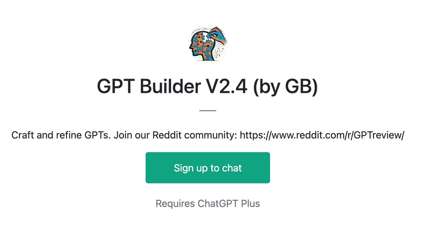 GPT Builder V2.4 (by GB) Screenshot