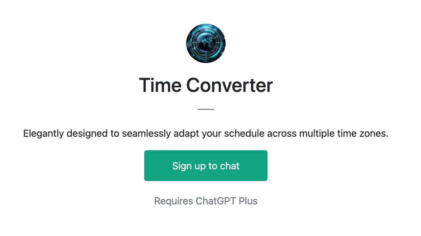 Time Converter Screenshot