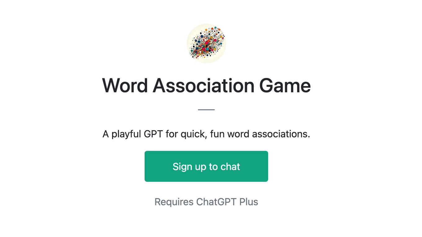 Word Association Game Screenshot