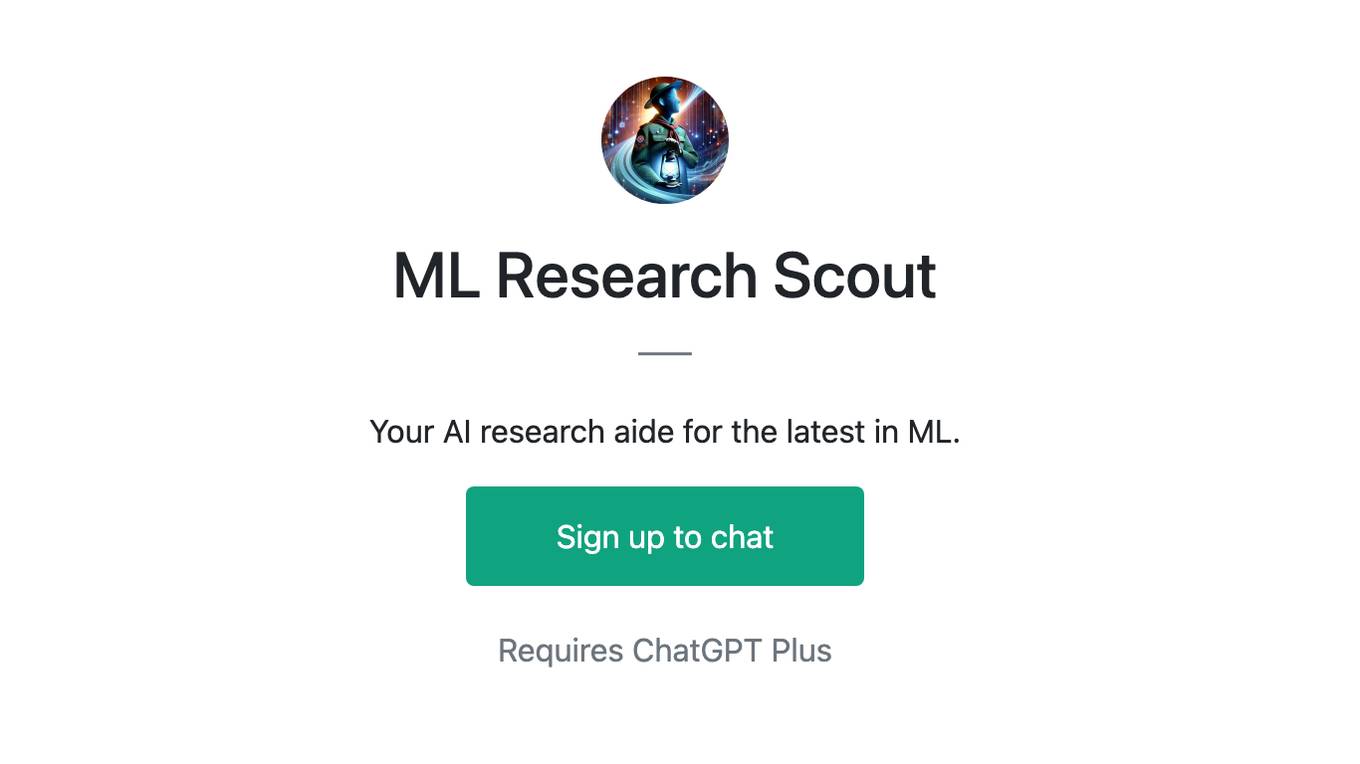 ML Research Scout Screenshot